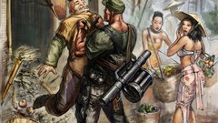 China soldiers Russia posters video games dungeons cleaners