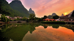 China World sunset sunrise