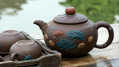 Chinese theepot tea set