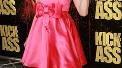 Chloe moretz Pink Dress