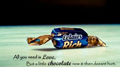 Chocolate advertisement Candies