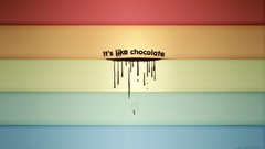 Chocolate Brand stripes