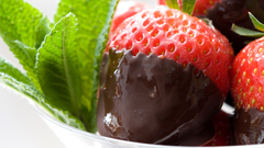 Chocolate food strawberries
