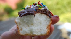 Chocolate hands cupcakes sprinkles