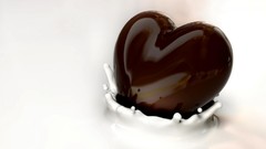 Chocolate milk Hearts