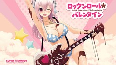 Chocolate valentines day super sonico boobs