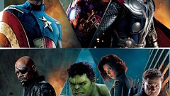 Chris Evans Scarlett Johansson samuel l jackson robert downey 