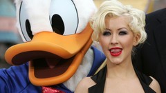 Christina Aguilera Donald Duck mouse girl