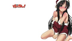 Christmas Anime akiyama mio k - on Santa outfit