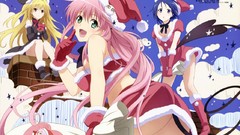 Christmas Anime anime girls lala satalin deviluke to-love-ru 