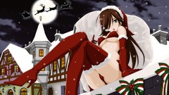 Christmas Anime anime girls Queens blade