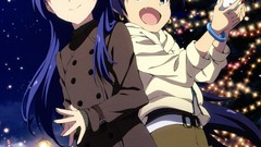 Christmas Anime Christmas trees anime girls idolmaster kisaragi 