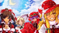 Christmas anime girls