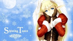 Christmas anime girls shining tears elwing