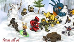 Christmas babies halo video games