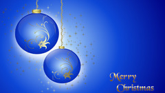 Christmas blue decorations Christmas