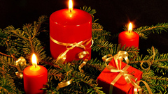 Christmas Candles Christmas and