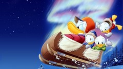 Christmas cartoons Donald Duck Disney Company Dewey Duck Huey 