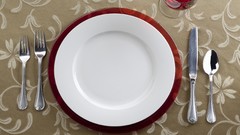 Christmas dinner empty colors lunch