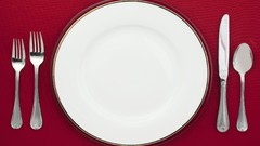 Christmas dinner empty colors lunch