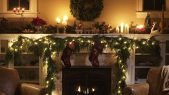 Christmas fireplaces