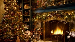 Christmas fireplaces