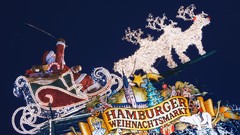 Christmas germany santa hamburg market