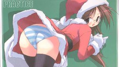 Christmas glasses santa hat com panties konachan emc2