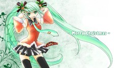 Christmas hatsune miku vocaloid detached sleeves