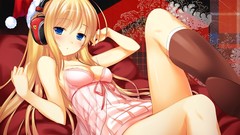 Christmas headphones Anime