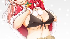 Christmas headphones Anime super sonico