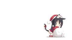 Christmas k - on nakano azusa nekomimi animal ears Simple 