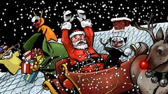 Christmas parody steam santa claus artwork video games