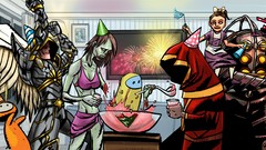 Christmas parody steam santa claus artwork video games