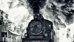 Christmas ride trains