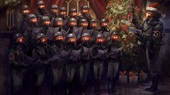 Christmas soldiers funny killzone 3 artwork video games