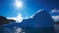 Christmass ice iceberg ocean