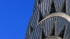 Chrysler building detail high