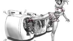 Chun-li laundry washing machine street fighter