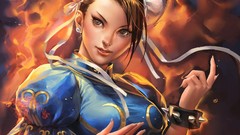 Chun-li street fighter artwork boobs sakimichan