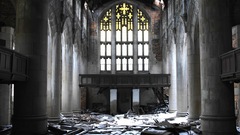 Church abandoned destruction