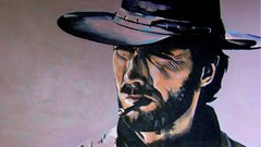 Cigarettes clint eastwood smoking artwork