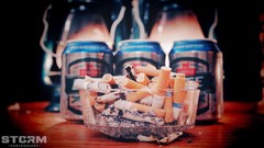 Cigarettes smokes beers ash (ashes) smoker