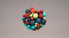 cinema 4d Simple Background balls digital art abstract cgi