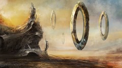 Circles artwork fantasy art Christian Quinot