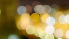 Circles bokeh blurred