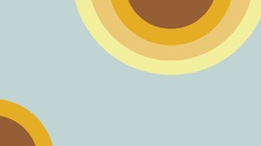 Circles minimalistic artwork