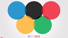 Circles minimalistic olympics 2012 olympic games Simple 