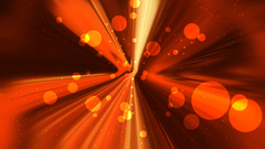 Circles orange power abstract