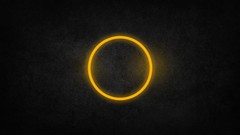 Circles rings black background